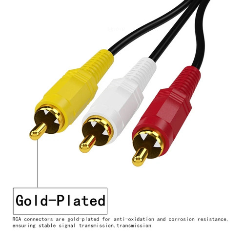 6ft rca red white - 3-rca,